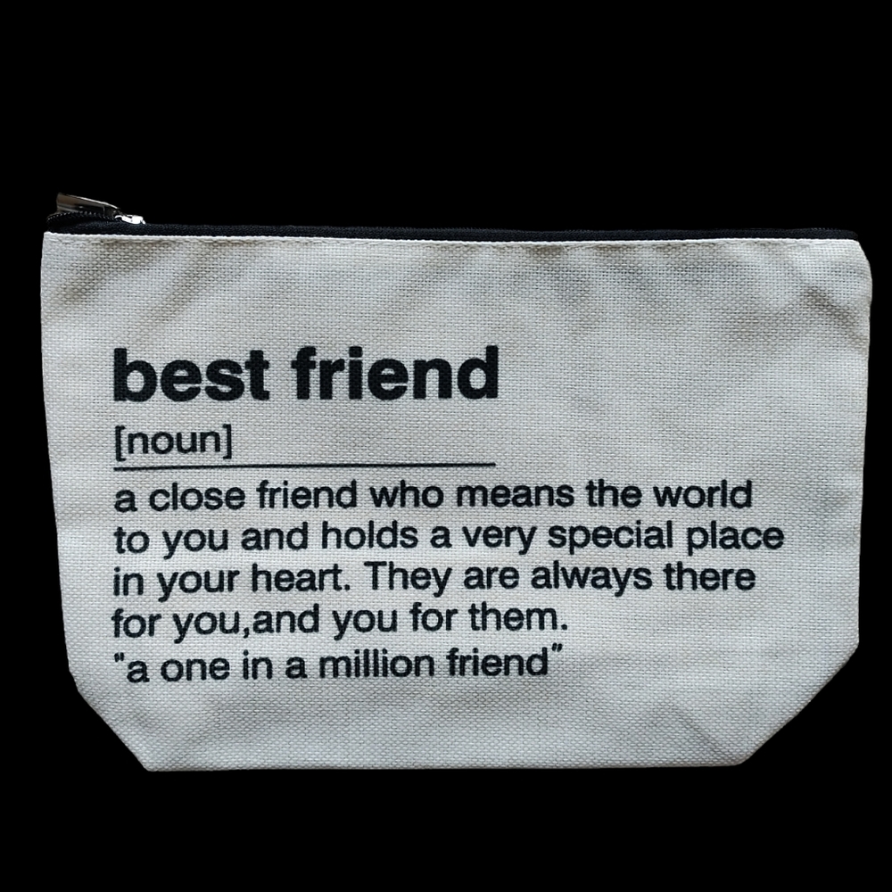 Best Friend Make-up Zipper Bag